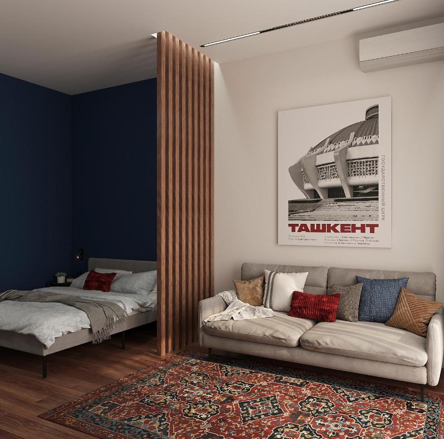 Blueloft 52 I Tashkent Apartment With Balcony Екстер'єр фото